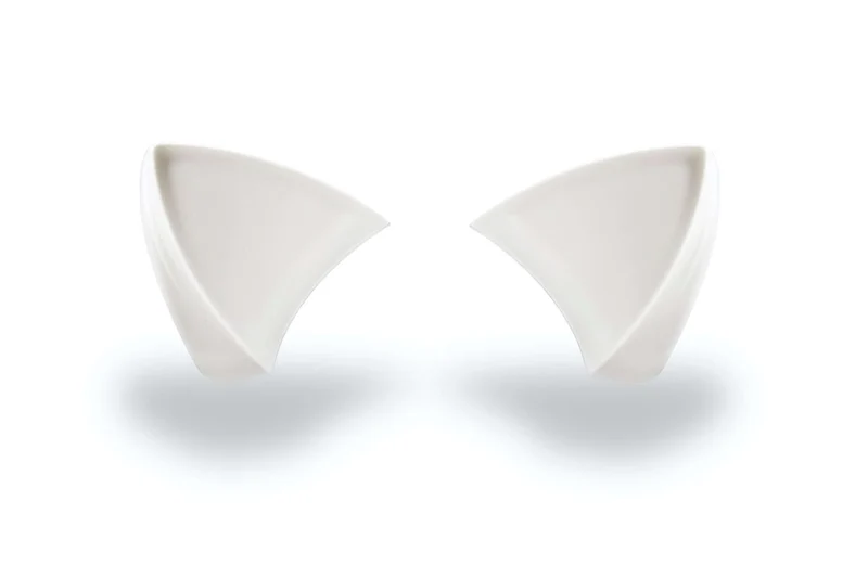 Helmet Flair MagNeatOhz: Cat Ears for Helmet White