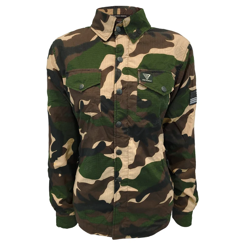 Protective Camouflage Shirt with Pads for Women "Knight Hawk" - Dark Color