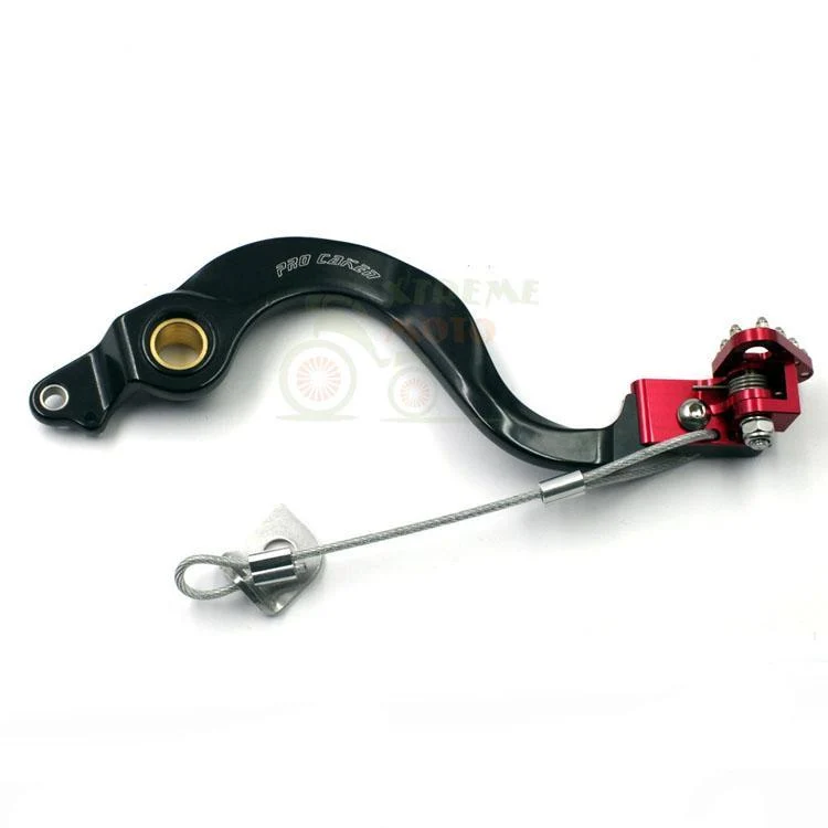 CNC Pédale de frein arrière Flexible pour Honda CRF 450R 02-15 Supermoto Motocross Enduro Dirt Bike Off Road Motorcycle