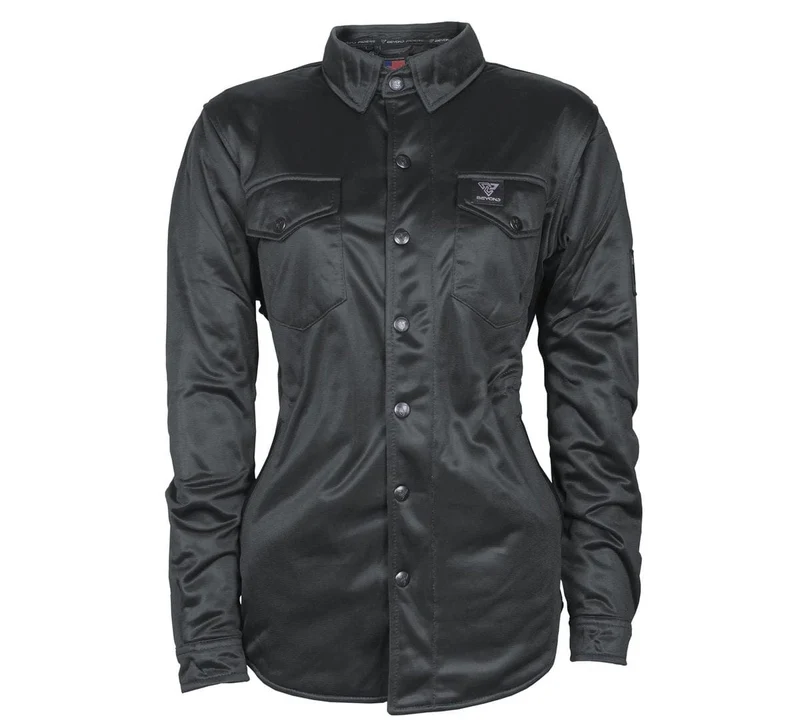 Ultra Protective Shirt with Pads for Women - Black Solid