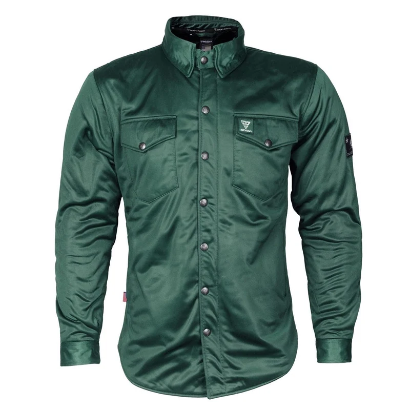 Ultra Protective Shirt with Pads - Green Solid