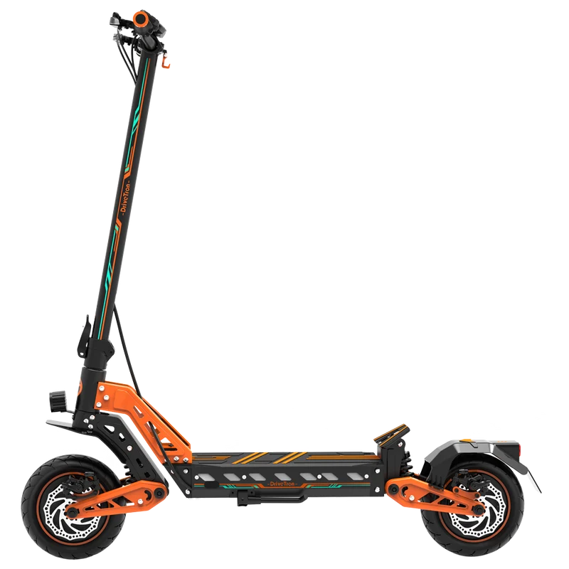 DRIVETRON DT10 10" Trottinette Électrique Tout-Terrain Moteur Double 1000W*2 48V 20.8Ah Batterie