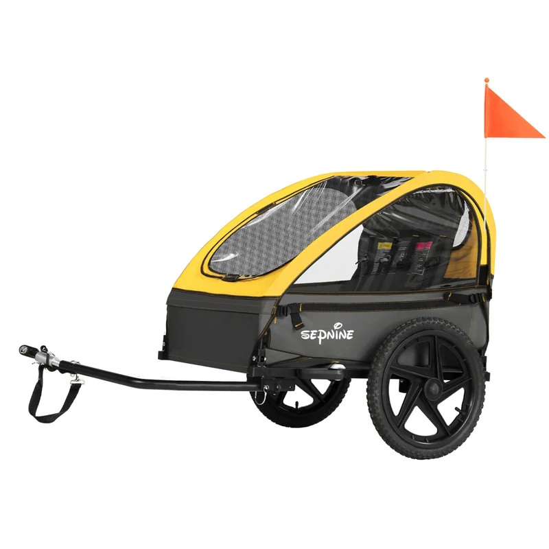 Remorque vélo enfant pliable