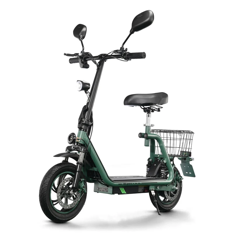 TWOFISH M5 Pro-E 12" Trottinette électrique avec siège 500W Moteur 48V 13Ah Batterie
