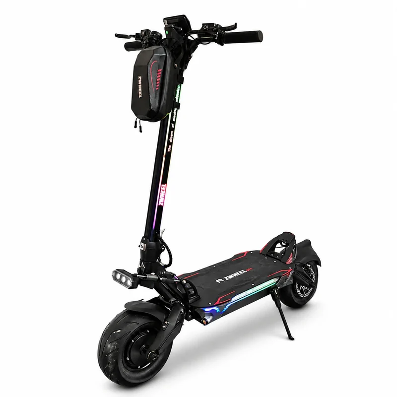 ZWHEEL GT1 12" Trottinette électrique tout-terrain 6000W Moteur 60V 30Ah Batterie