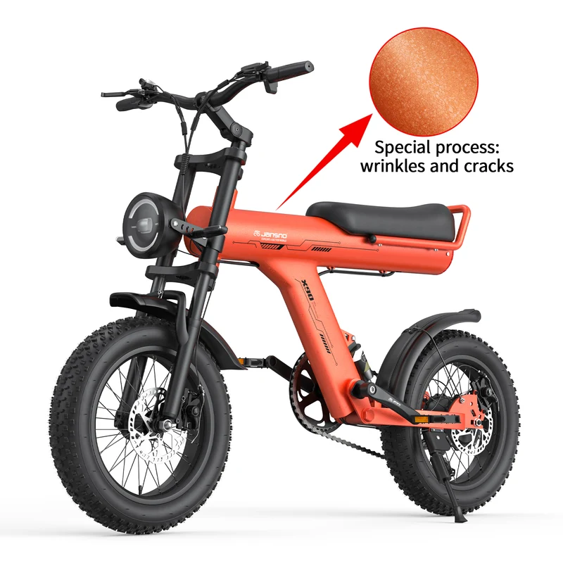 JANSNO X90-Y 16" Vélo électrique tout-terrain 750W Moteur 48V 25Ah Batterie