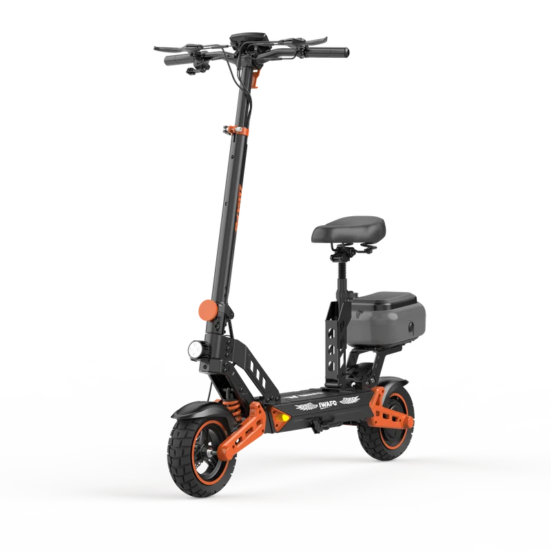 IWAFO IS2 10" Trottinette électrique avec siège 800W Motor 48V 15Ah Batterie
