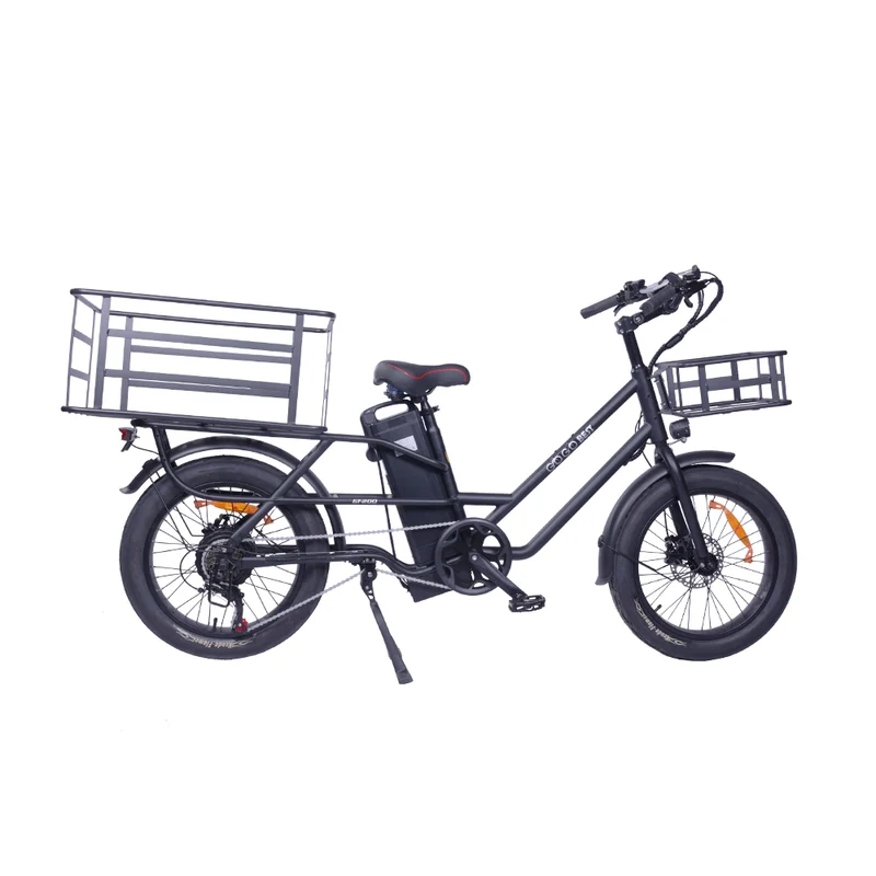 GOGOBEST GF200 Vélo cargo électrique 20" avec moteur 500W et 48V 15,6Ah batterie