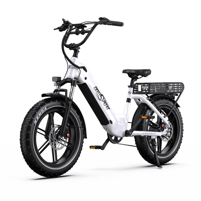 ONESPORT OT08 Vélo Électrique Tout-Terrain 20" Pneus Surdimensionnés Moteur 500W 48V 18Ah Batterie
