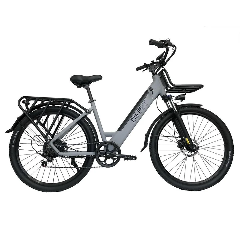 PVY P26 27,5" Vélo électrique de ville à enjambement 750W Moteur 48V 11,6Ah Batterie